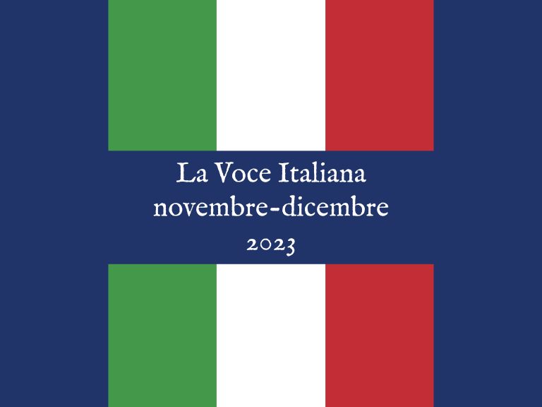La Voce Italiana Magazine November/December 2023